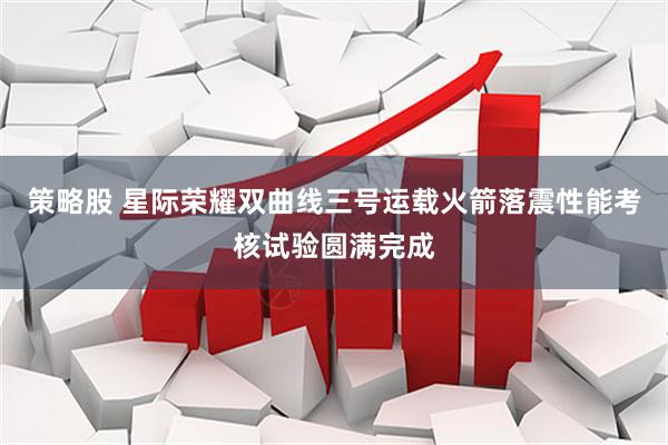策略股 星际荣耀双曲线三号运载火箭落震性能考核试验圆满完成